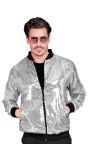 Zilveren Pailletten Foute Trainingsjas