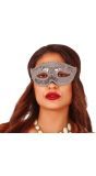Zilveren Pailletten Oogmasker