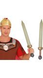 Zilveren Romeins Zwaard 60cm Plastic