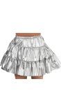 Zilverkleurig Petticoat Rokje