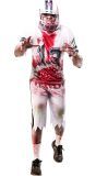 Zombie American Footballer Kostuum Volwassenen