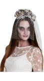 Zombie Bruid Doodskopjes Tiara
