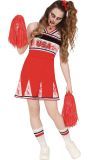 Zombie Cheerleader Jurkje Meisjes 14-16 Jaar Rood