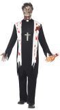 Zombie Priester Kostuum Zwart