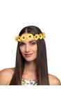 Zonnebloem Hoofdband Geel Hippie