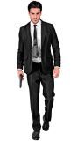 Zwart Feest Pak Bodyguard Heren