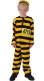 Zwart Geel Boeven Kostuum Kinderen