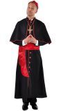 Zwart Kostuum Kardinaal Man