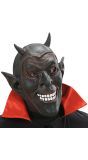 Zwart Lachend Duivel Masker