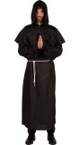 Zwart Monnik Kostuum Heren Halloween