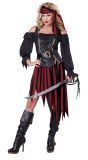 Zwart Piratenpak Vrouw