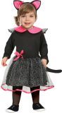 Zwart Roze Katten Kostuum Baby