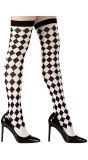 Zwart Witte Ruitjes Kousen