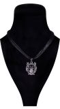 Zwart Zilveren Trachtenketting Hertenkop Oktoberfest