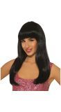 Zwarte 60's Glamour Pruik