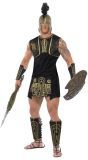 Zwarte Achilles Strijder Outfit