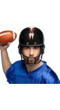 Zwarte American Football Helm