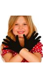 Zwarte Basic Handschoenen Kind