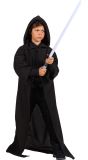 Zwarte Cape met Capuchon Kinderen 120 cm Halloween