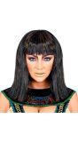 Zwarte Cleopatra Pruik Dames