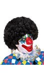Zwarte Clowns Pruik