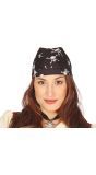 Zwarte Doodskop Bandana