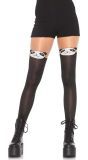 Zwarte Elastaan Panty met Panda's