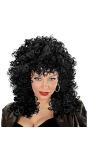 Zwarte Eleonore Pruik Dames