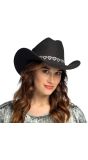 Zwarte Festival Cowboyhoed Dames