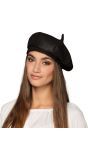Zwarte Franse Baret Vilt