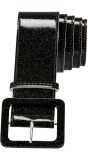 Zwarte Glitter Riem Dames