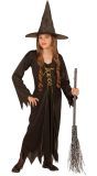 Zwarte Heksen Jurk Kind