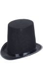 Zwarte Hoge Showmen Hoed
