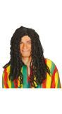 Zwarte Jamaicaanse Rasta Pruik