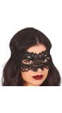 Zwarte Kanten Masker Masquerade