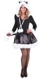 Zwarte Katten Jurk Dames