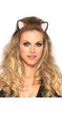 Zwarte Katten Oren Haarband