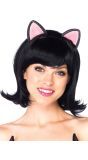 Zwarte Katten Pruik