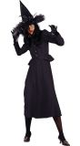 Zwarte Klassieke Heksenjurk Dames Halloween