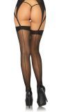 Zwarte Kousen met Visnet Effect