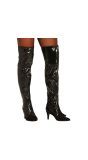 Zwarte Laarzenhoezen Rock Dames 60cm