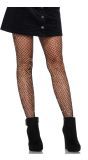 Zwarte Lurex Visnet Panty met Gouden Glitters
