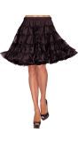 Zwarte Luxe Hoepelrok Petticoat