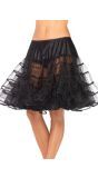 Zwarte Luxe Petticoat
