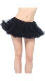Zwarte Mini Petticoat