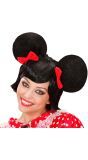 Zwarte Minnie Mouse Pruik