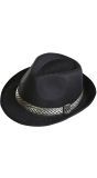 Zwarte Panama Fedora