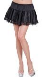 Zwarte Petticoat met Franje