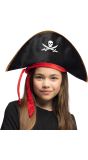 Zwarte Piraten Kapiteinshoed Kinderen