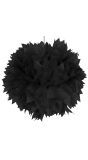Zwarte Pompom Hanger 30cm